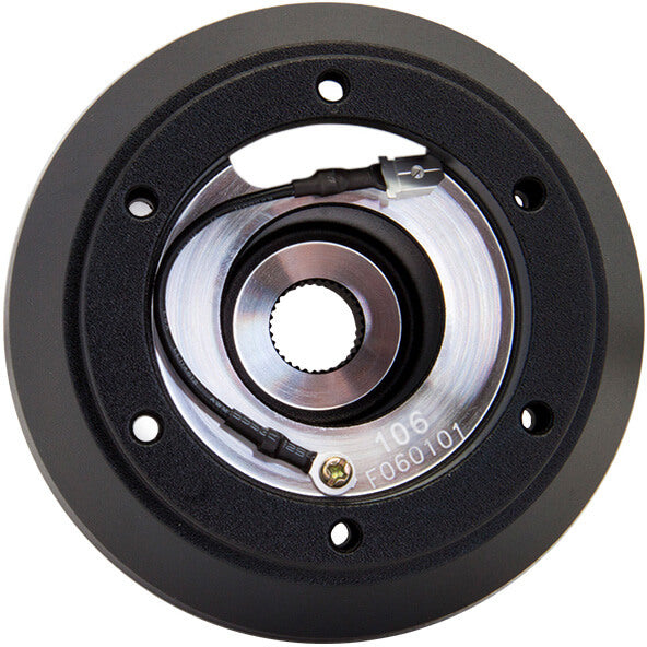 NRG Short Hub Steering Wheel Adapter, 2015-2021 WRX & 2015-2021 STi - Angle 2