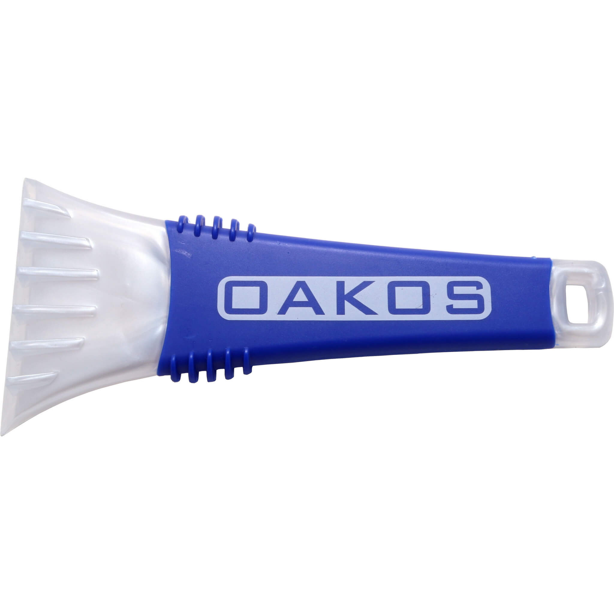 OAKOS Ice Scraper (7", Blue) - Angle 2