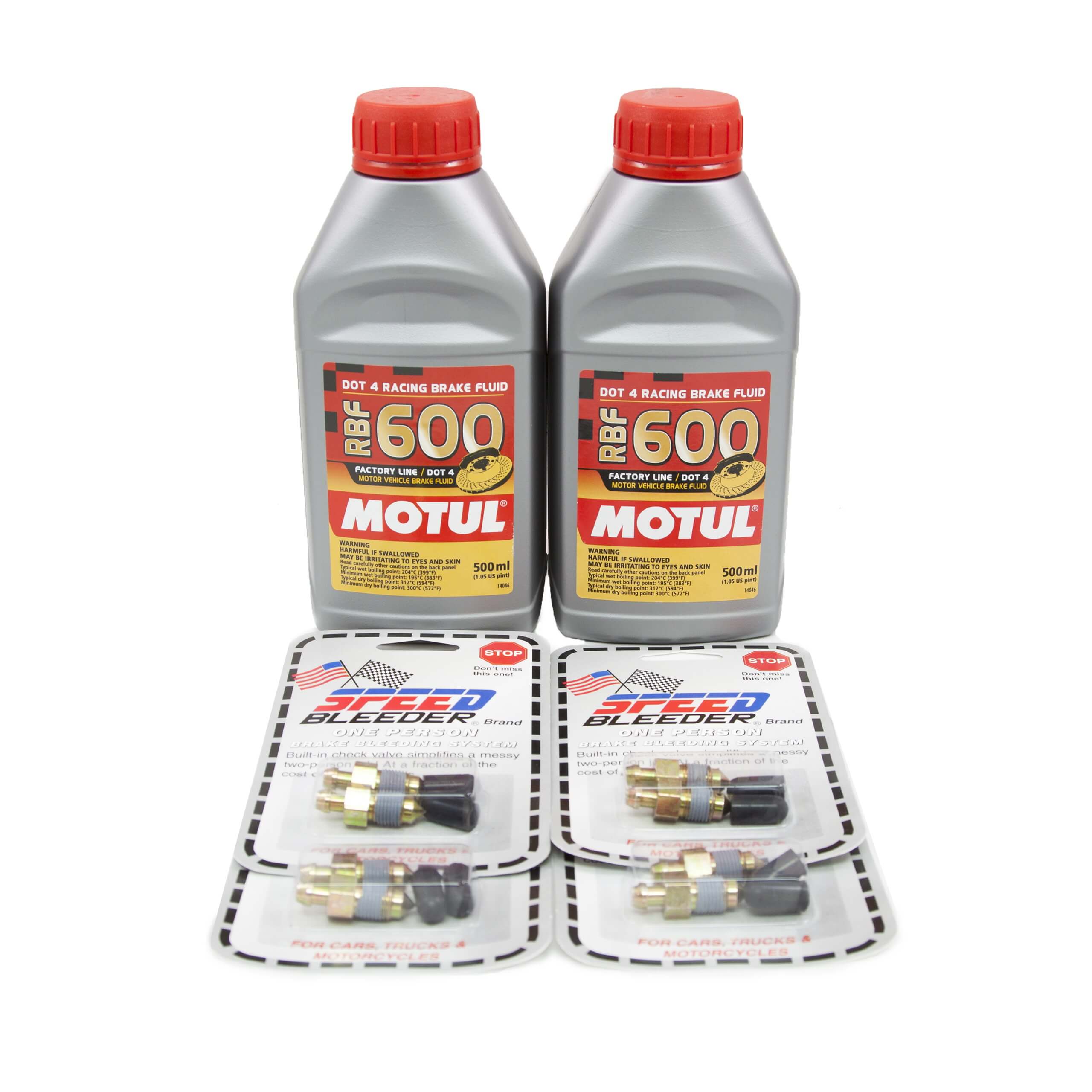 OAKOS Motul RBF600 & Speed Bleeder Brake Flush Kit, 2004-2021 STi
