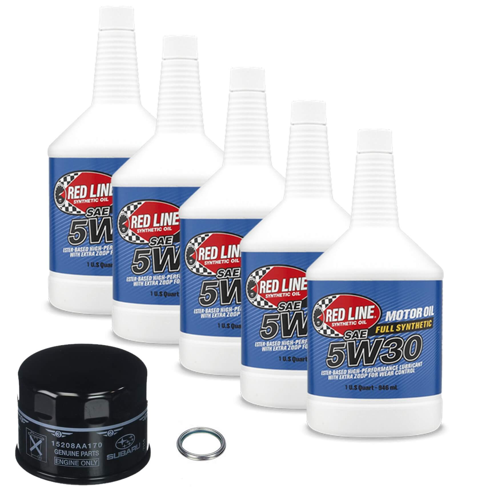 OAKOS Red Line Oil Change Package, 2015-2021 WRX & 2014-2018 FXT