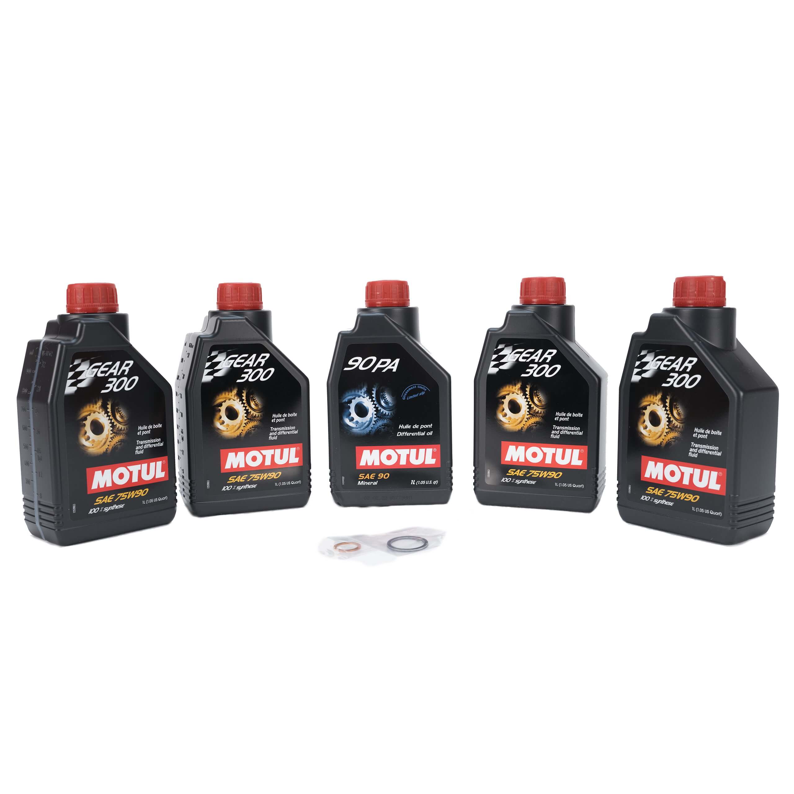 OAKOS Subaru 6-Speed Drivetrain Fluid Change Kit (Motul), 2004-2006 STi