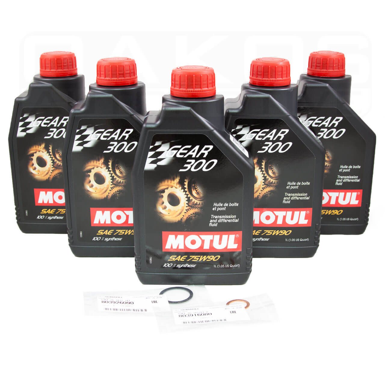 OAKOS Subaru 6-Speed Drivetrain Fluid Change Kit (Motul), 2007-2021 STi