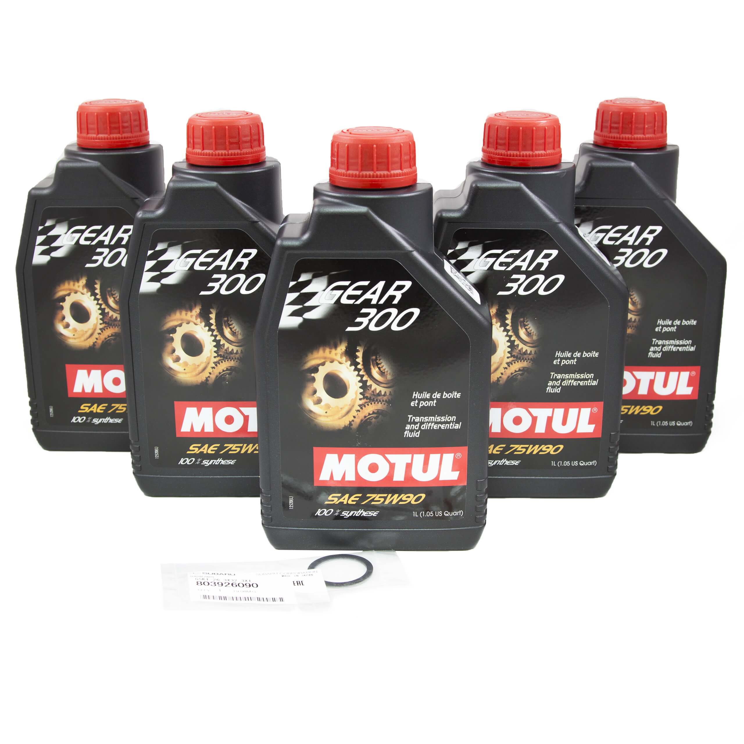 OAKOS Subaru 6-Speed Drivetrain Fluid Change Kit (Motul), 2015-2026 WRX