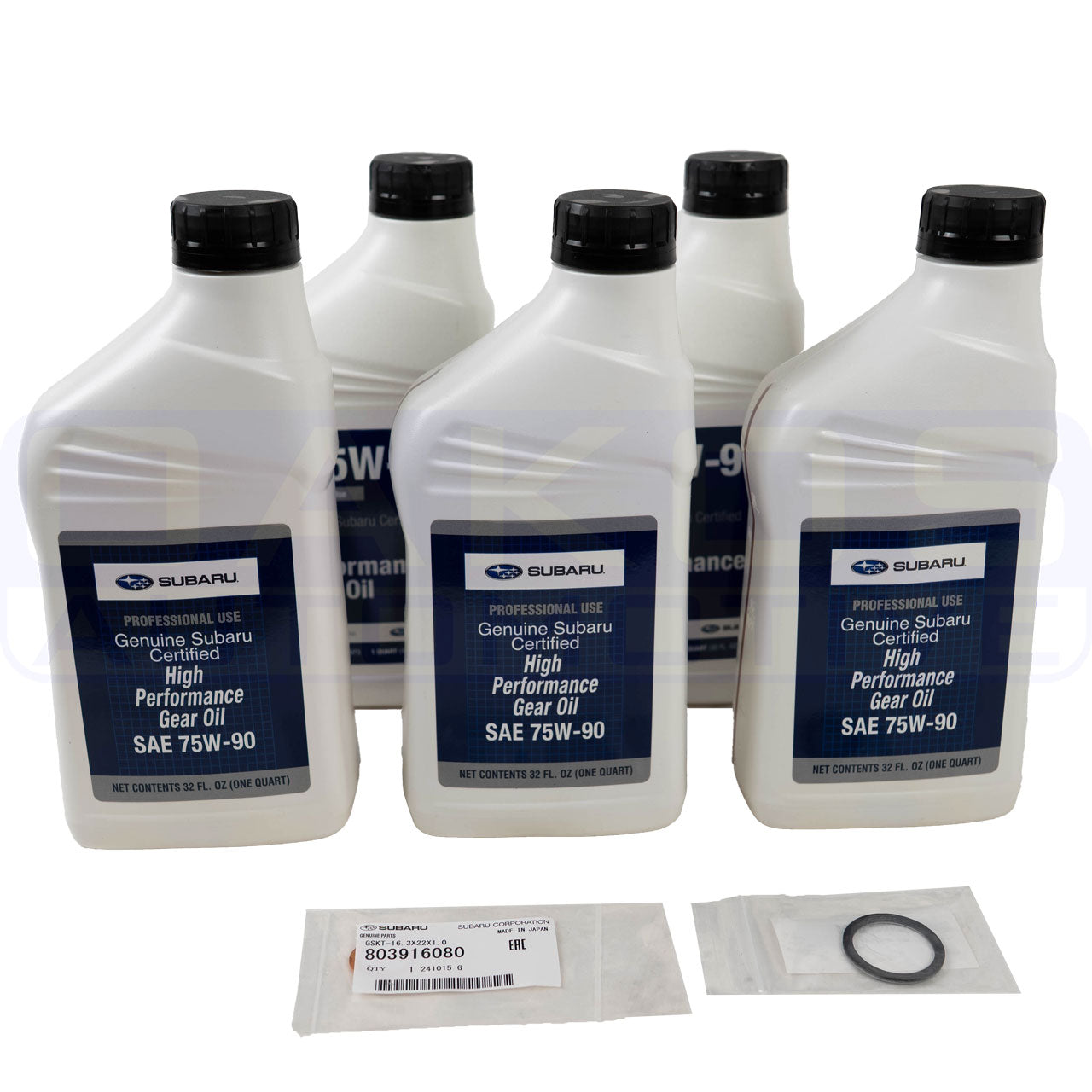 OAKOS Subaru 6-Speed Drivetrain Fluid Change Kit (OEM), 2007-2021 STi
