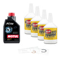 OAKOS Subaru 6-Speed Drivetrain Fluid Change Kit (Red Line), 2004-2006 STi