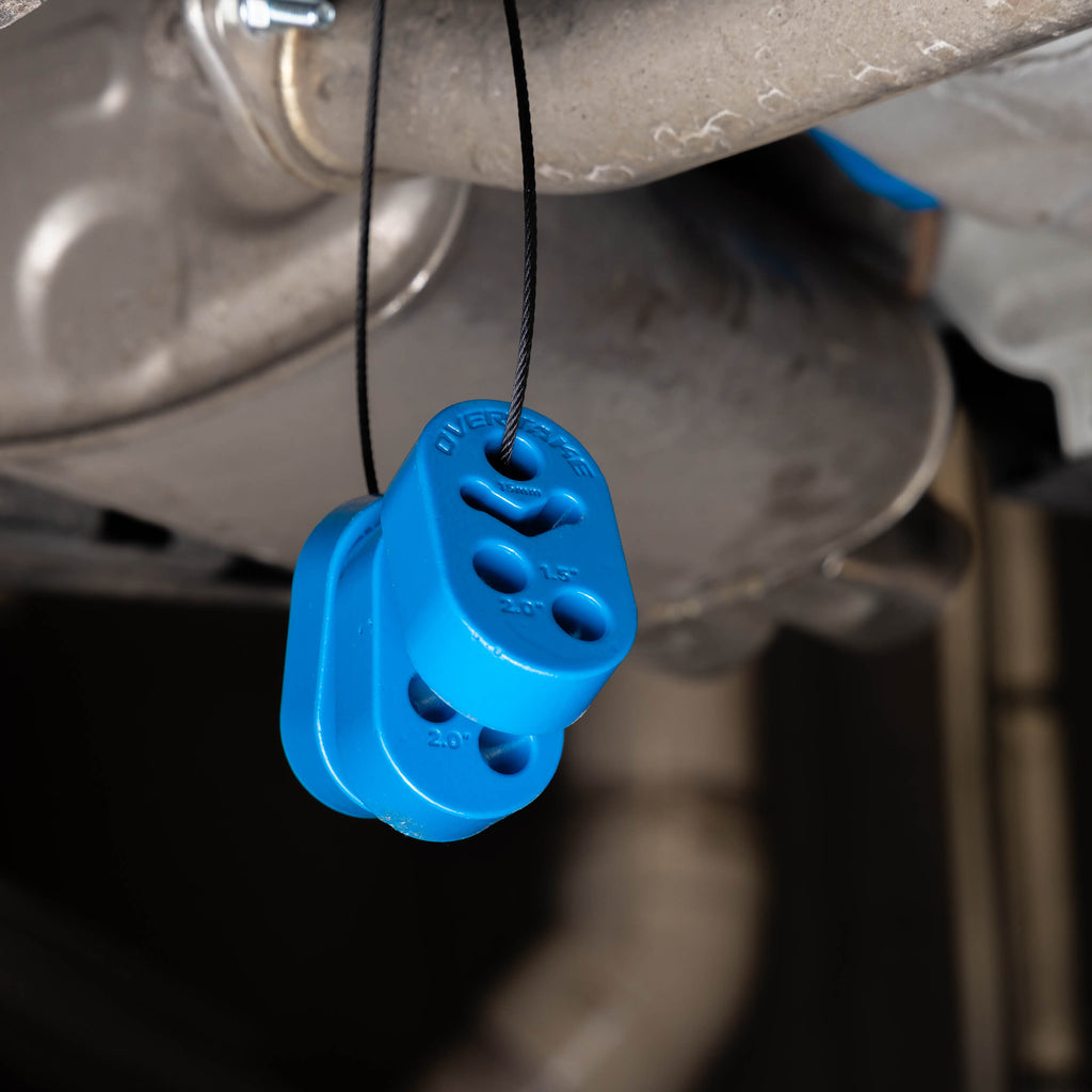 Overtake Adjustable Exhaust Hanger (15mm, Single), 2002-2007 WRX & 2004-2007 STi - Angle 2