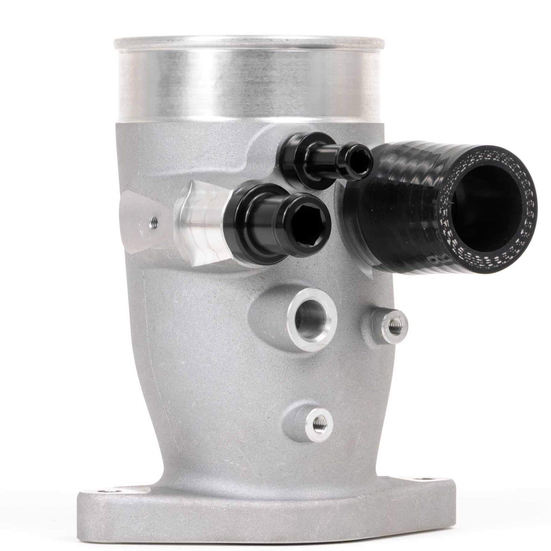 Overtake Aluminum Turbo Inlet, 2015-2021 WRX & 2014-2018 Forester XT - Angle 2