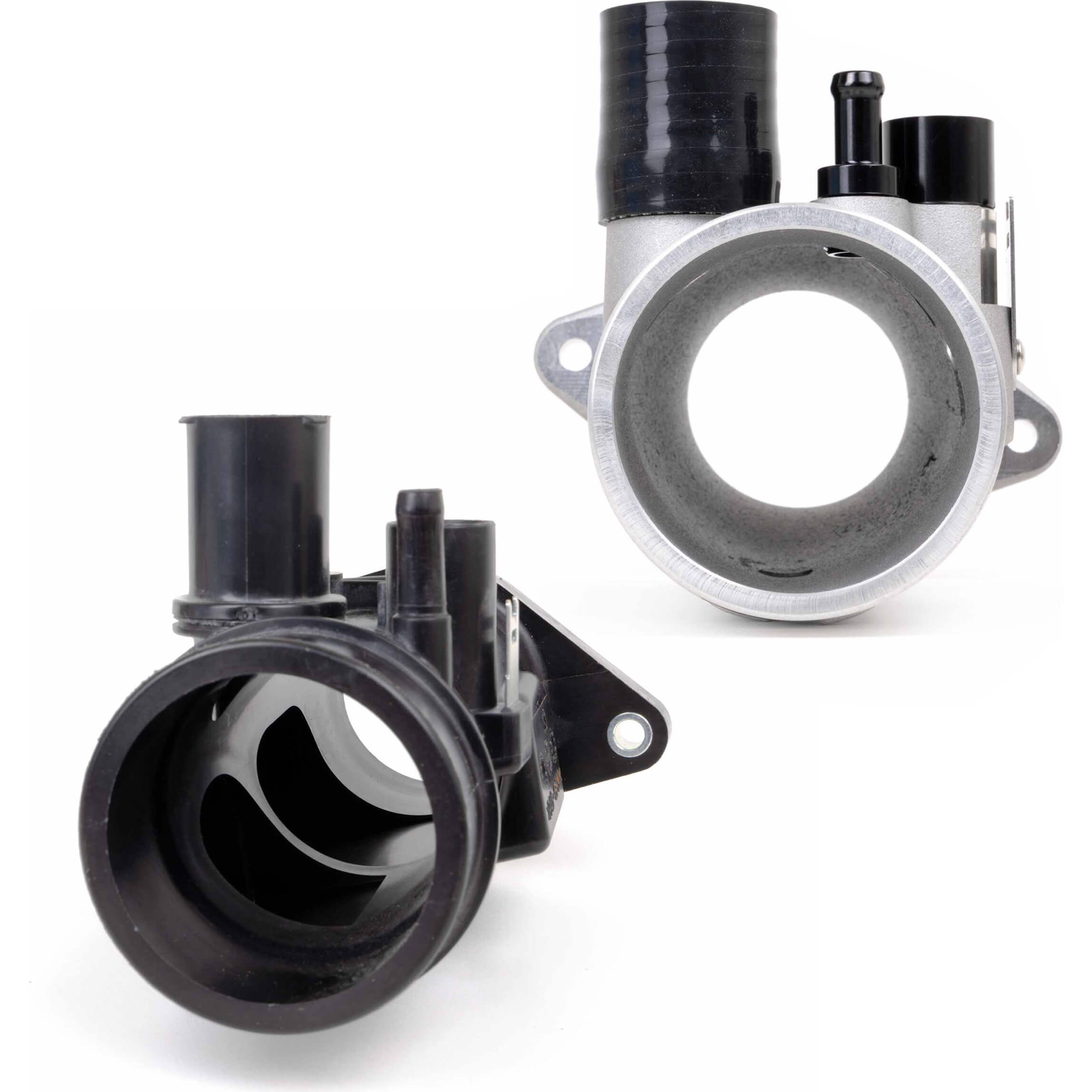 Overtake Aluminum Turbo Inlet, 2015-2021 WRX & 2014-2018 Forester XT - Angle 5