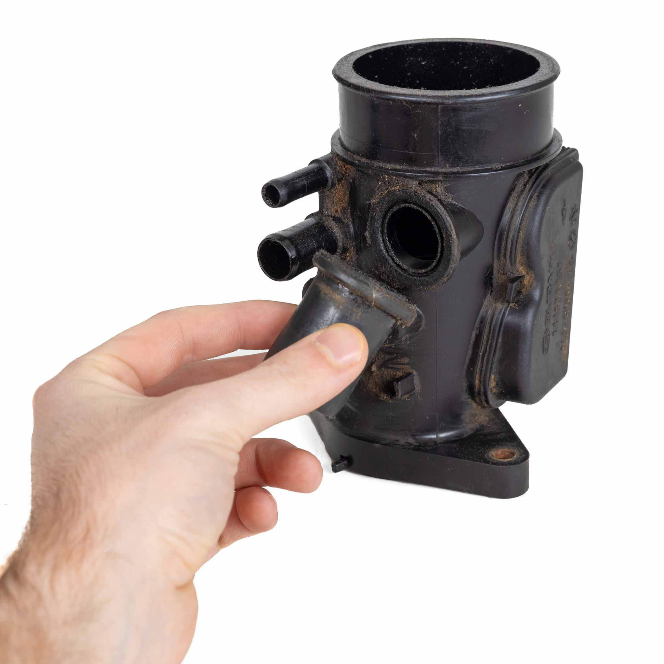 Overtake Aluminum Turbo Inlet, 2015-2021 WRX & 2014-2018 Forester XT - Angle 6