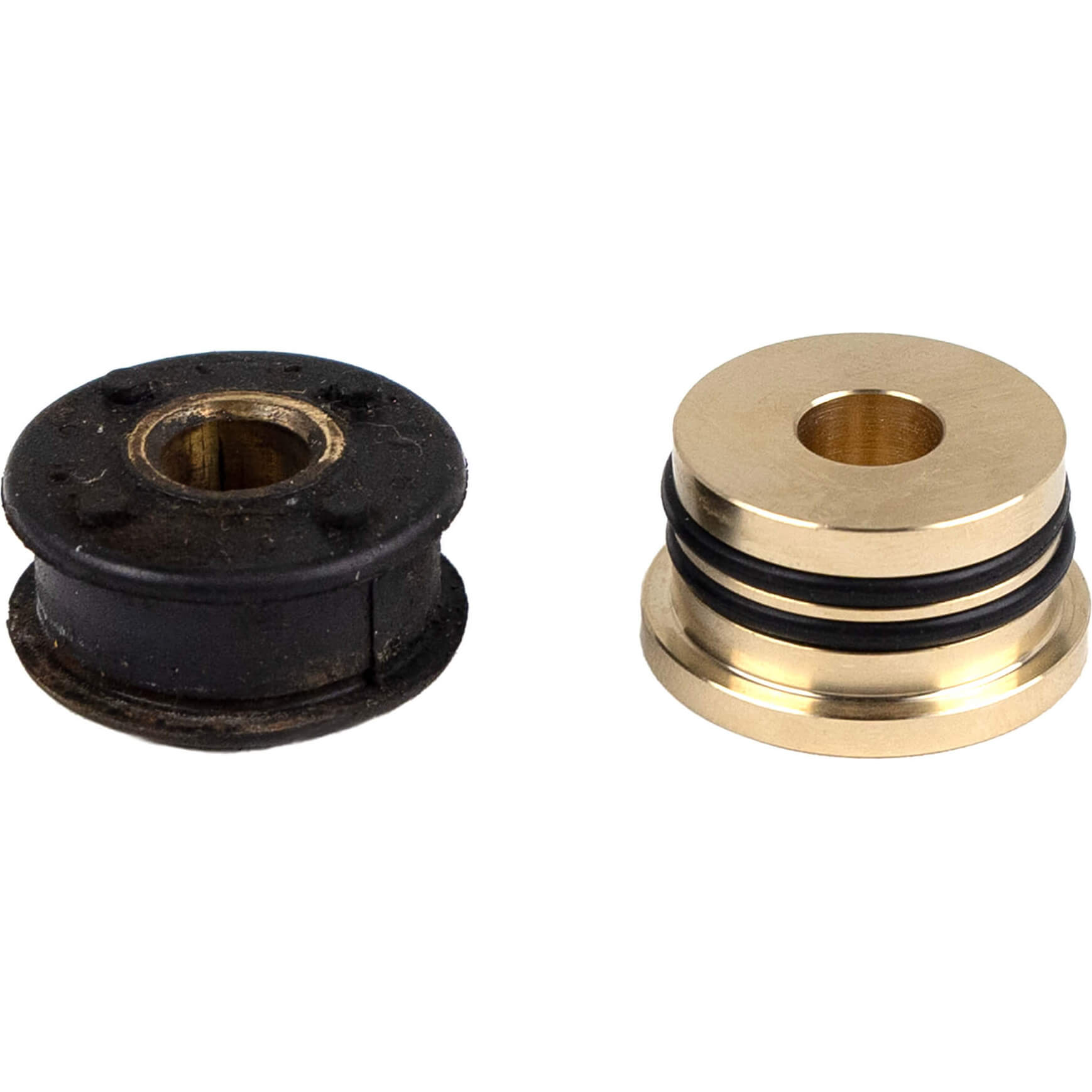 Overtake Brass Shifter Bushing Kit, 2015-2026 WRX - Angle 3