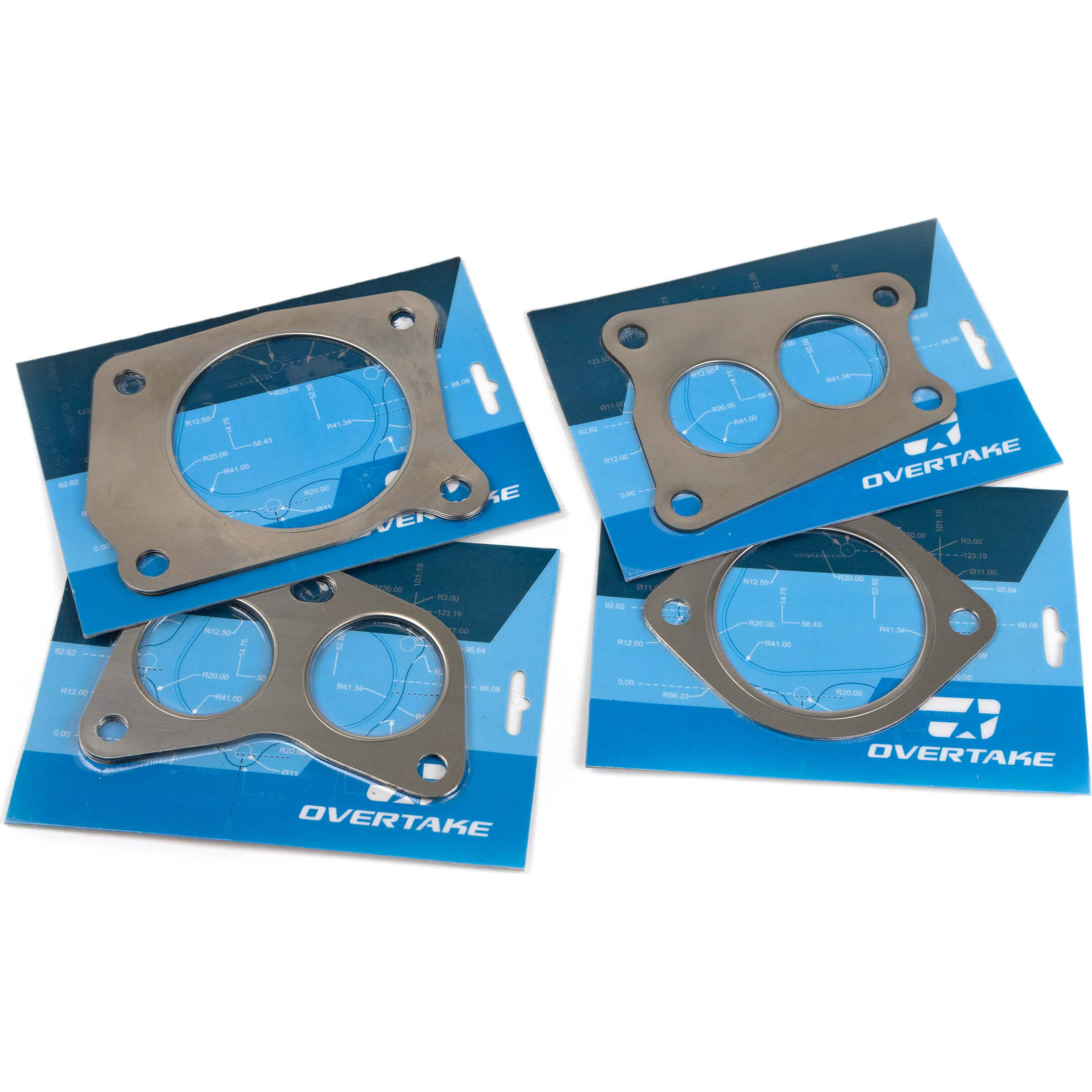Overtake Exhaust Gasket Set, 2015-2021 WRX & 2014-2018 Forester XT