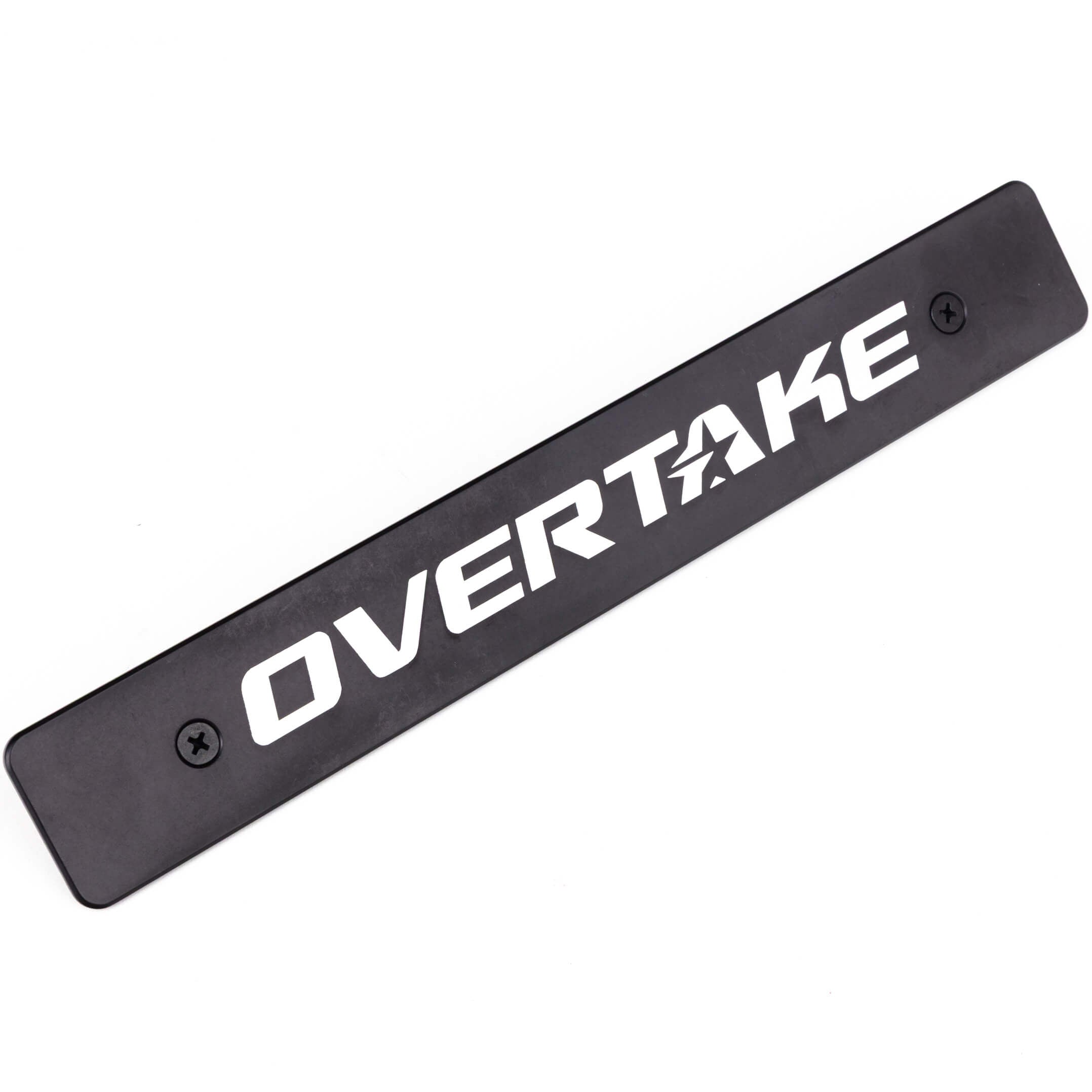 Overtake Front License Plate Delete, 2015-2021 WRX & 2015-2021 STi - Angle 4