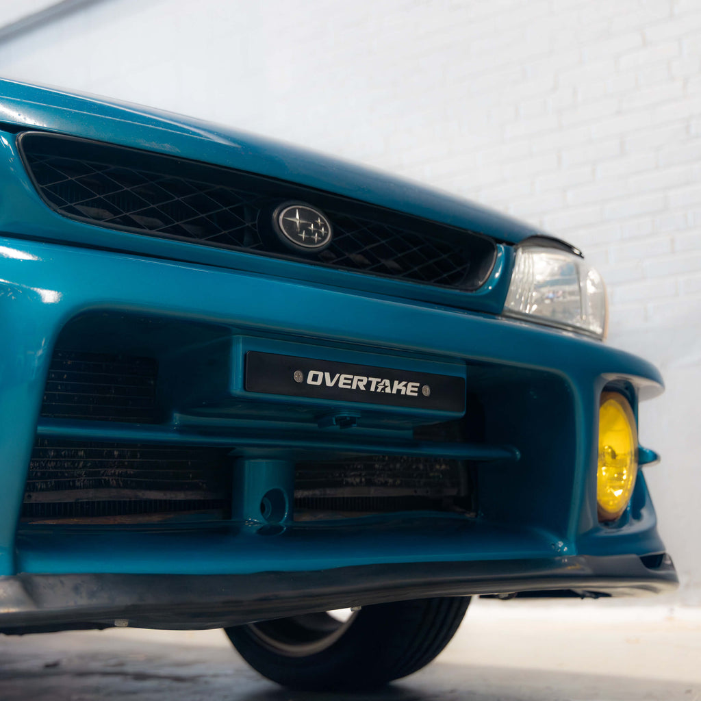 Overtake Front License Plate Delete, 2002-2014 WRX & 2004-2014 STi - Angle 3