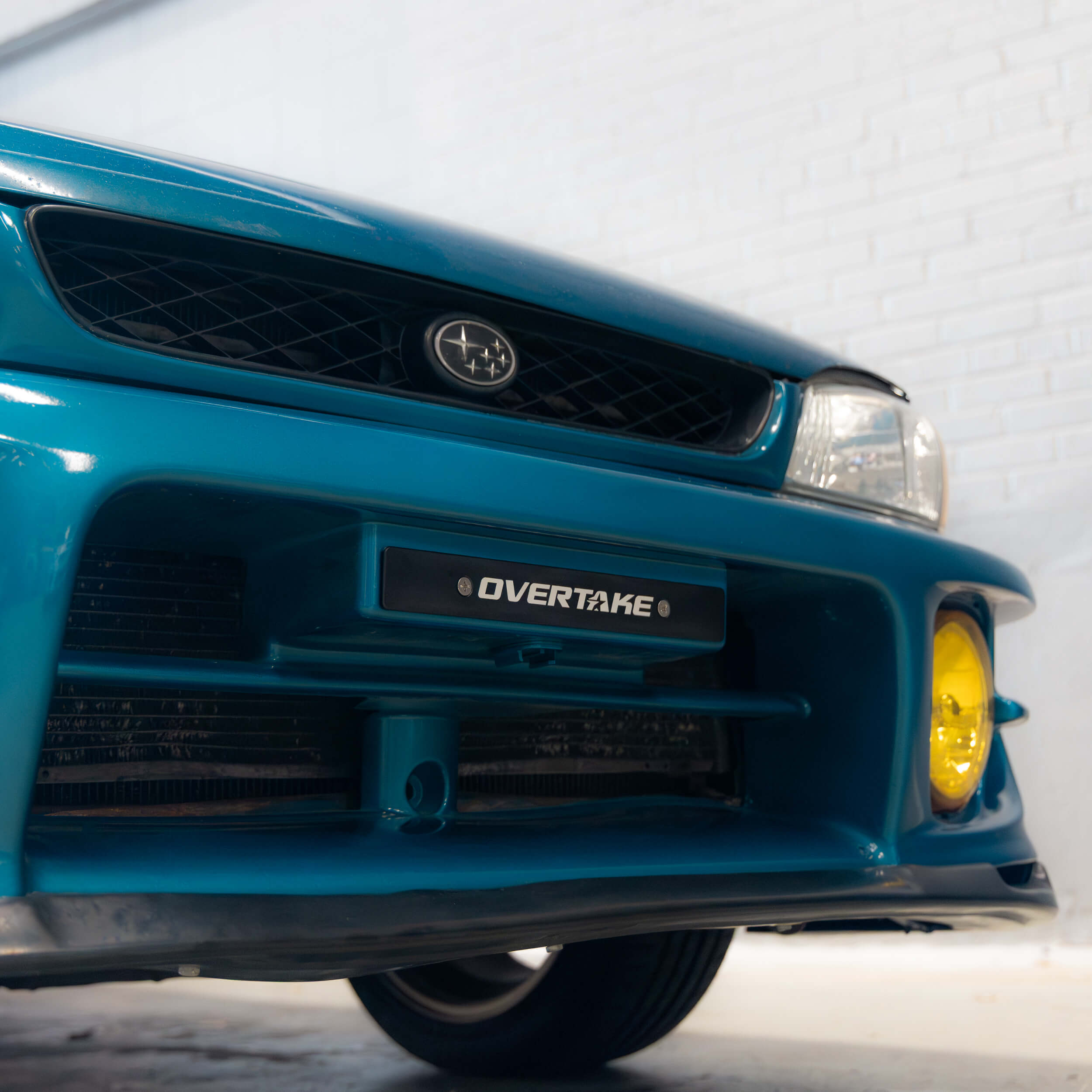 Overtake Front License Plate Delete, 2002-2014 WRX & 2004-2014 STi - Angle 3
