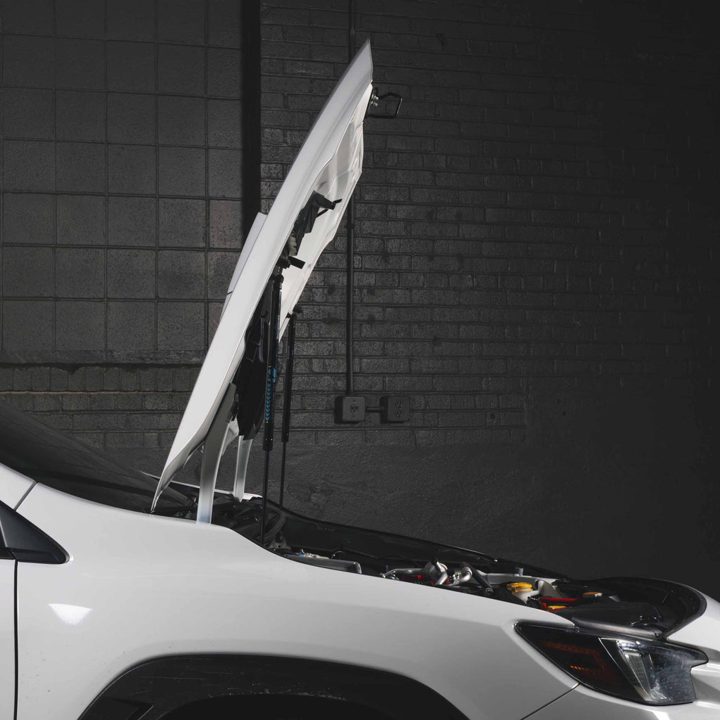 Overtake Hi-Lift Hood Struts Kit, 2015-2025 WRX & 2015-2021 STi - Angle 3