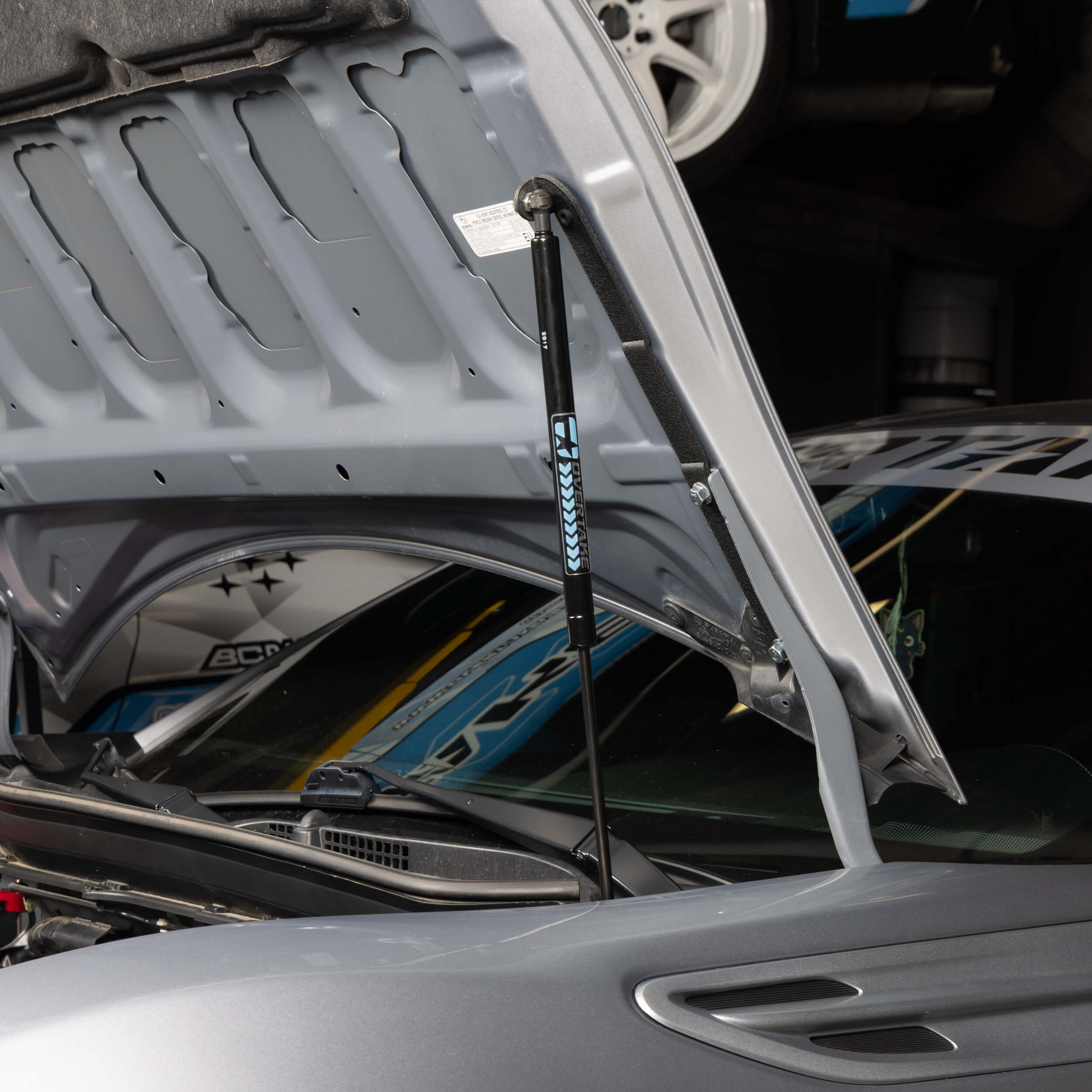 Overtake Hi-Lift Hood Struts Kit, 2013-2020 BRZ/GR86/FR-S - Angle 3