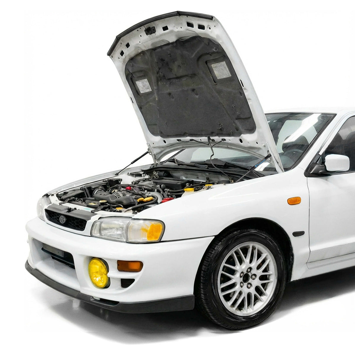 Overtake Hi-Lift Hood Struts Kit, 1993-2001 Impreza (Steel Hood) - Angle 4