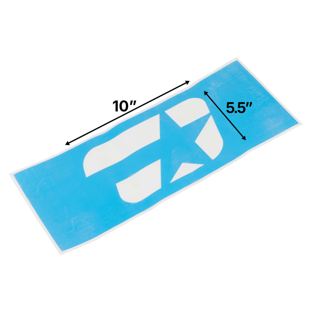 Overtake Intercooler Stencil (Front Mount), 2002-2026 WRX & 2004-2021 STi - Angle 2