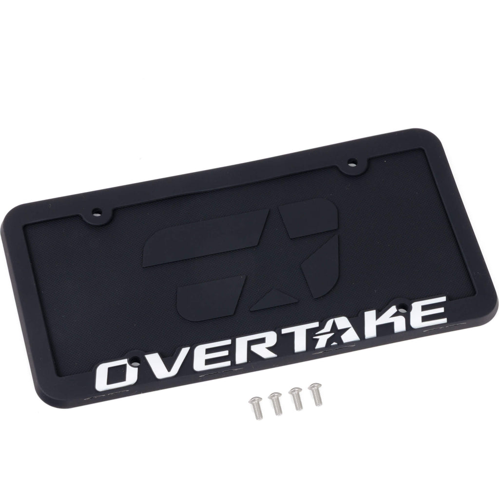 Overtake License Plate "Floppy Frame" - Silicone