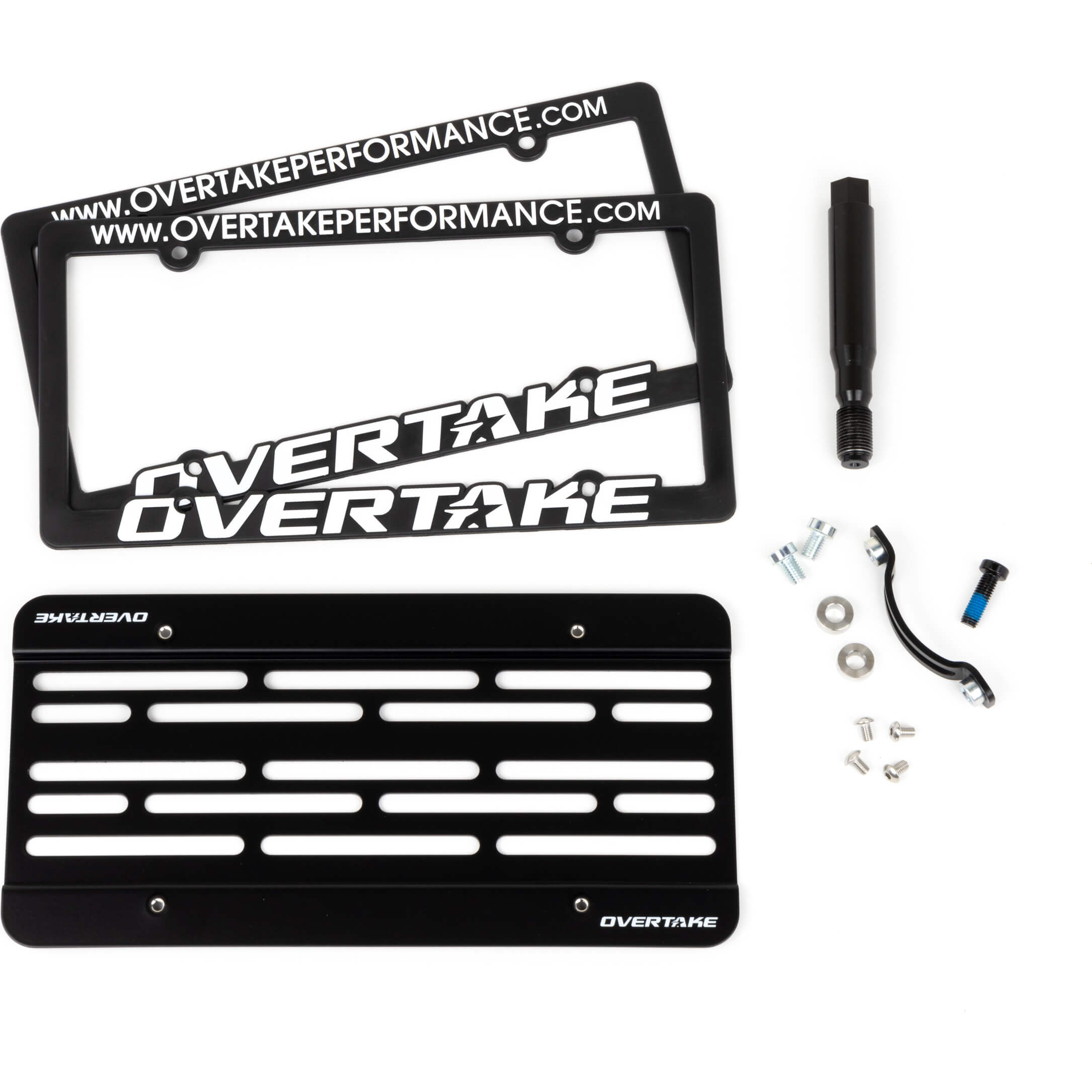 Overtake MaxxAdjust License Plate Relocation Kit, 2015-2017 WRX & 2015-2017 STi - Angle 2