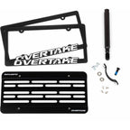 Overtake MaxxAdjust License Plate Relocation Kit, 2018-2021 WRX & STi - Angle 2