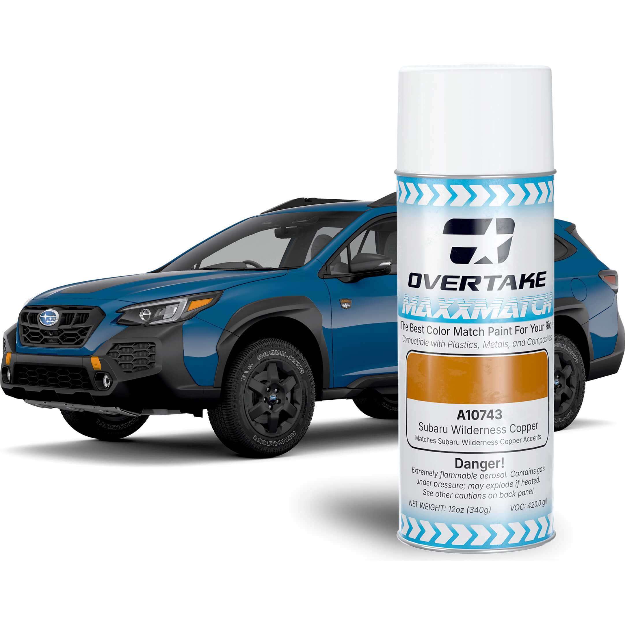 Overtake MaxxMatch Spray Paint (Subaru Wilderness Copper, 12oz. Can)
