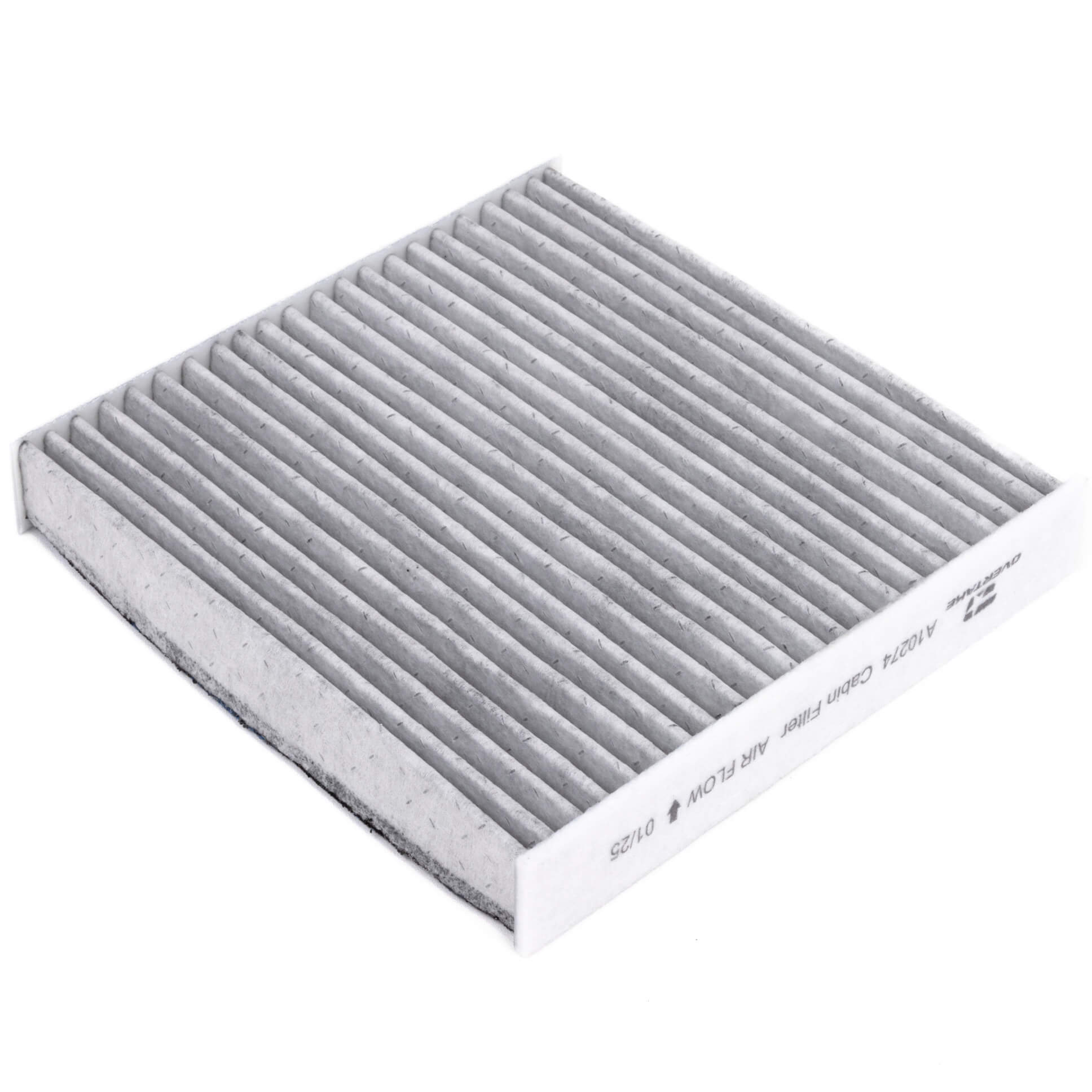 Overtake Micro Carbon Cabin Air Filter, 2013-2026 BRZ/FR-S/86/GR86 - Angle 3