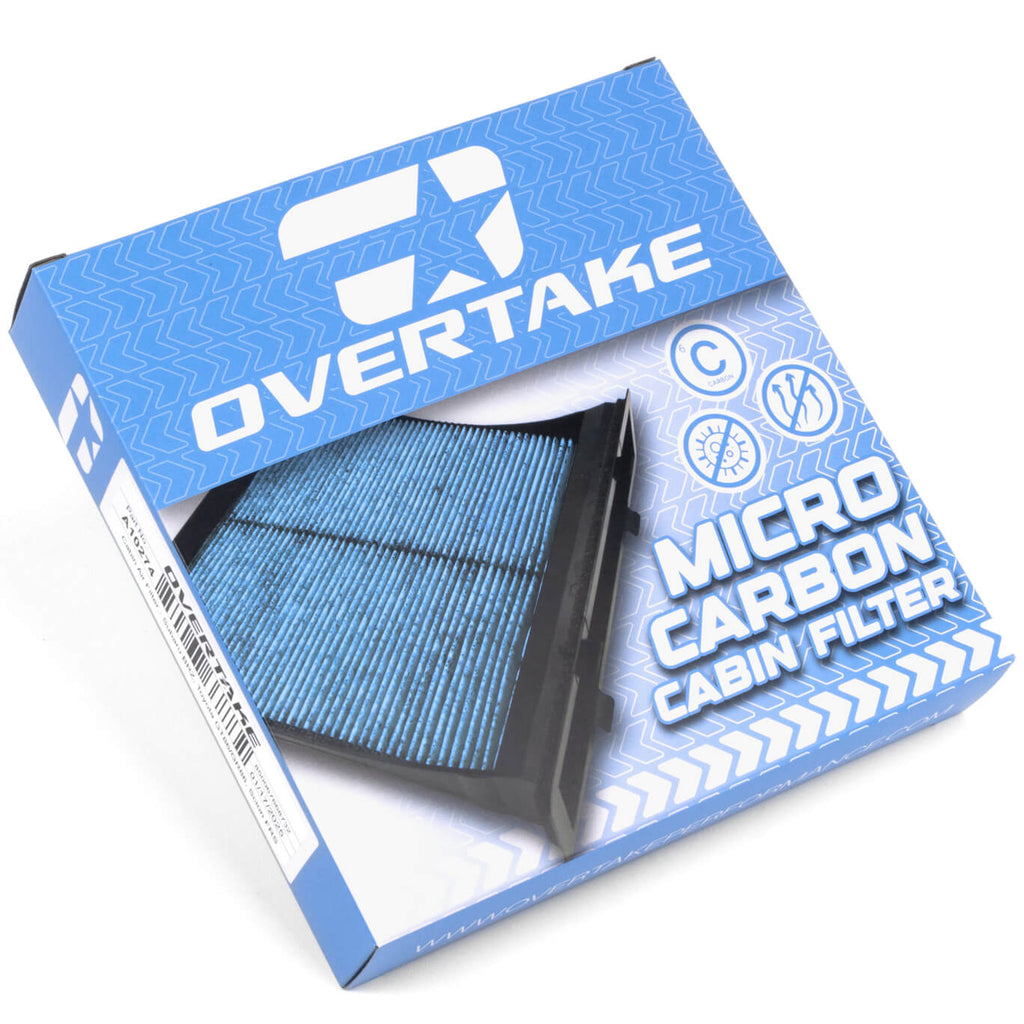 Overtake Micro Carbon Cabin Air Filter, 2013-2026 BRZ/FR-S/86/GR86 - Angle 4