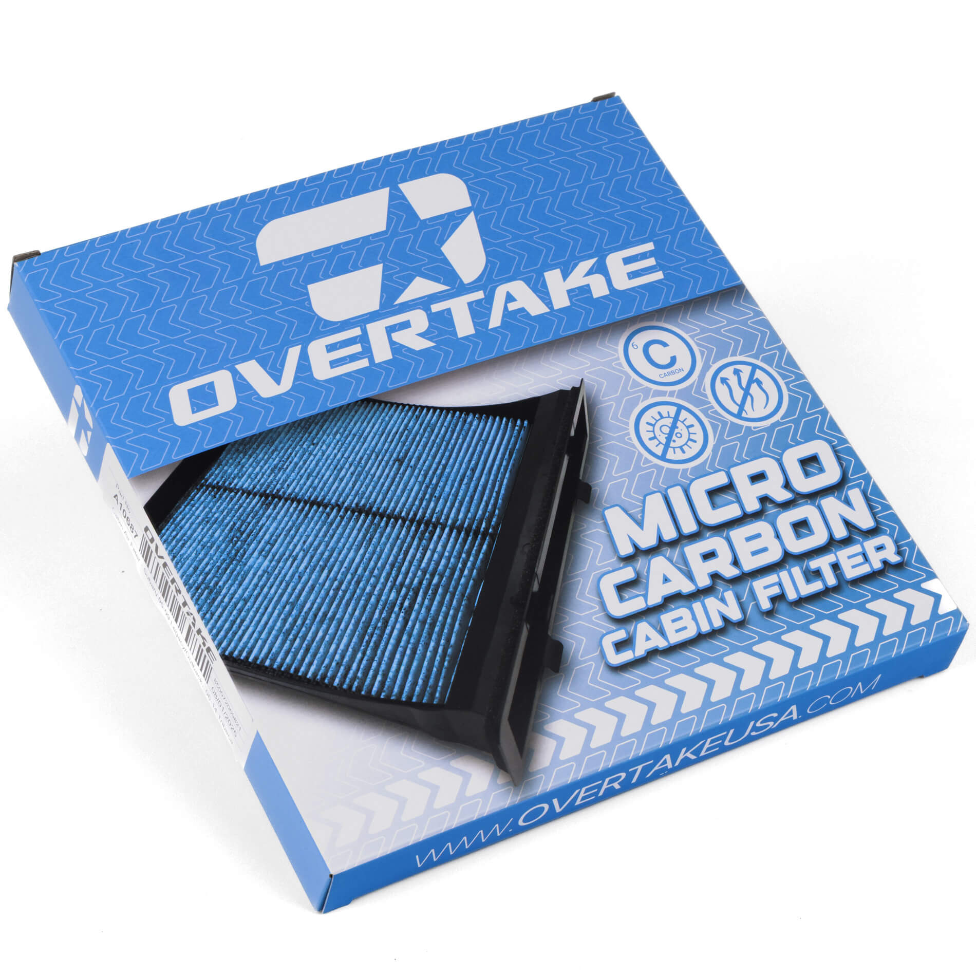 Overtake Micro Carbon Cabin Air Filter, 2005-2009 Legacy & Outback - Angle 4