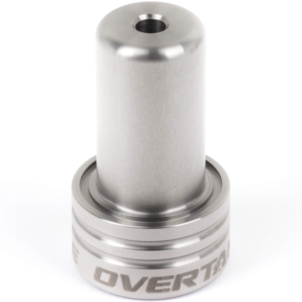 Overtake ModKnob Shift Knob Base (Raw Stainless Steel), 2002-2026 WRX/2004-2021 STi & 2013+ BRZ/GR86/FR-S - Angle 2