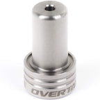 Overtake ModKnob Shift Knob Base (Raw Stainless Steel), 2002-2026 WRX/2004-2021 STi & 2013+ BRZ/GR86/FR-S - Angle 2