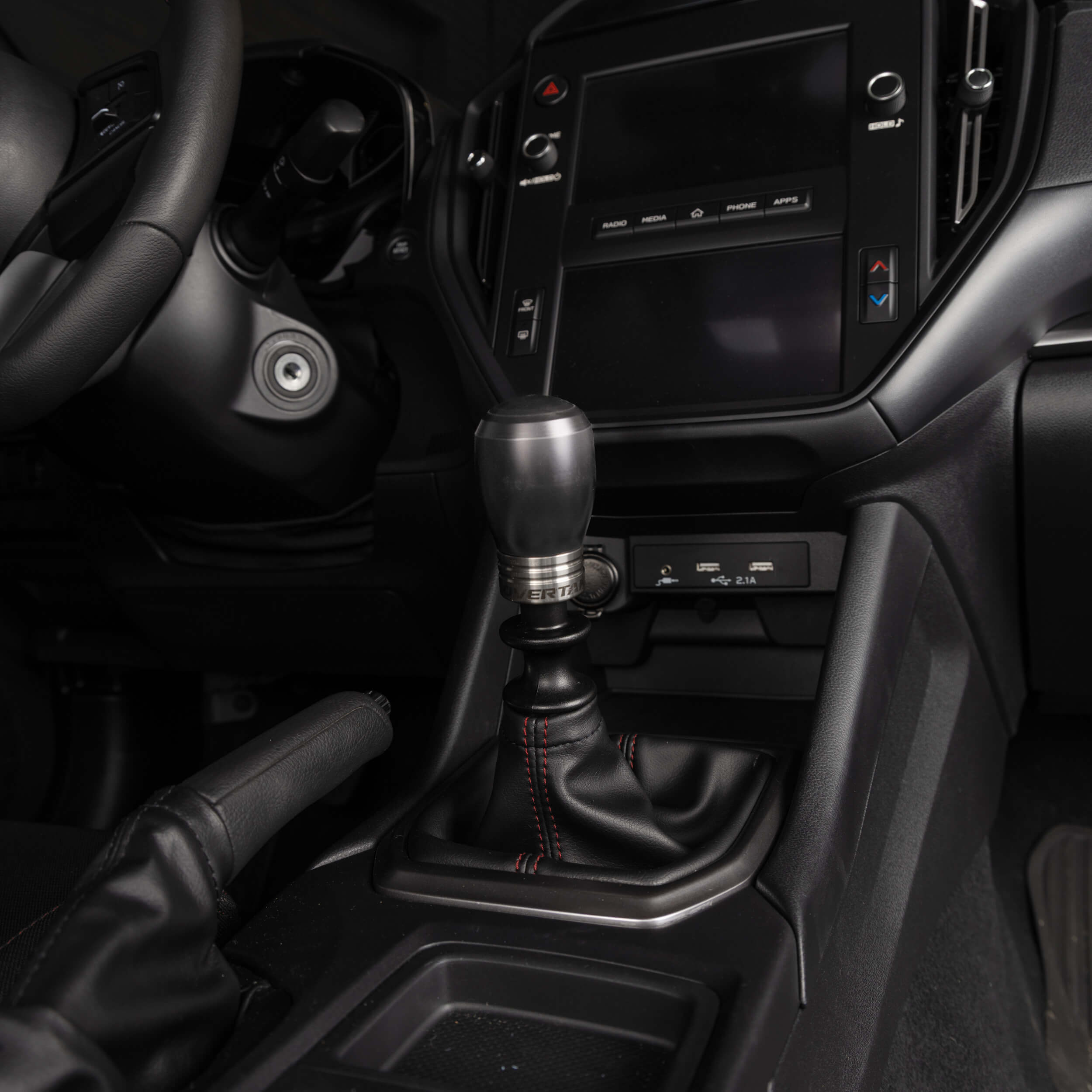 Overtake ModKnob Weighted Delrin Shift Knob - Short, 2002-2026 WRX/2004-2021 STi & BRZ/GR86/FR-S
