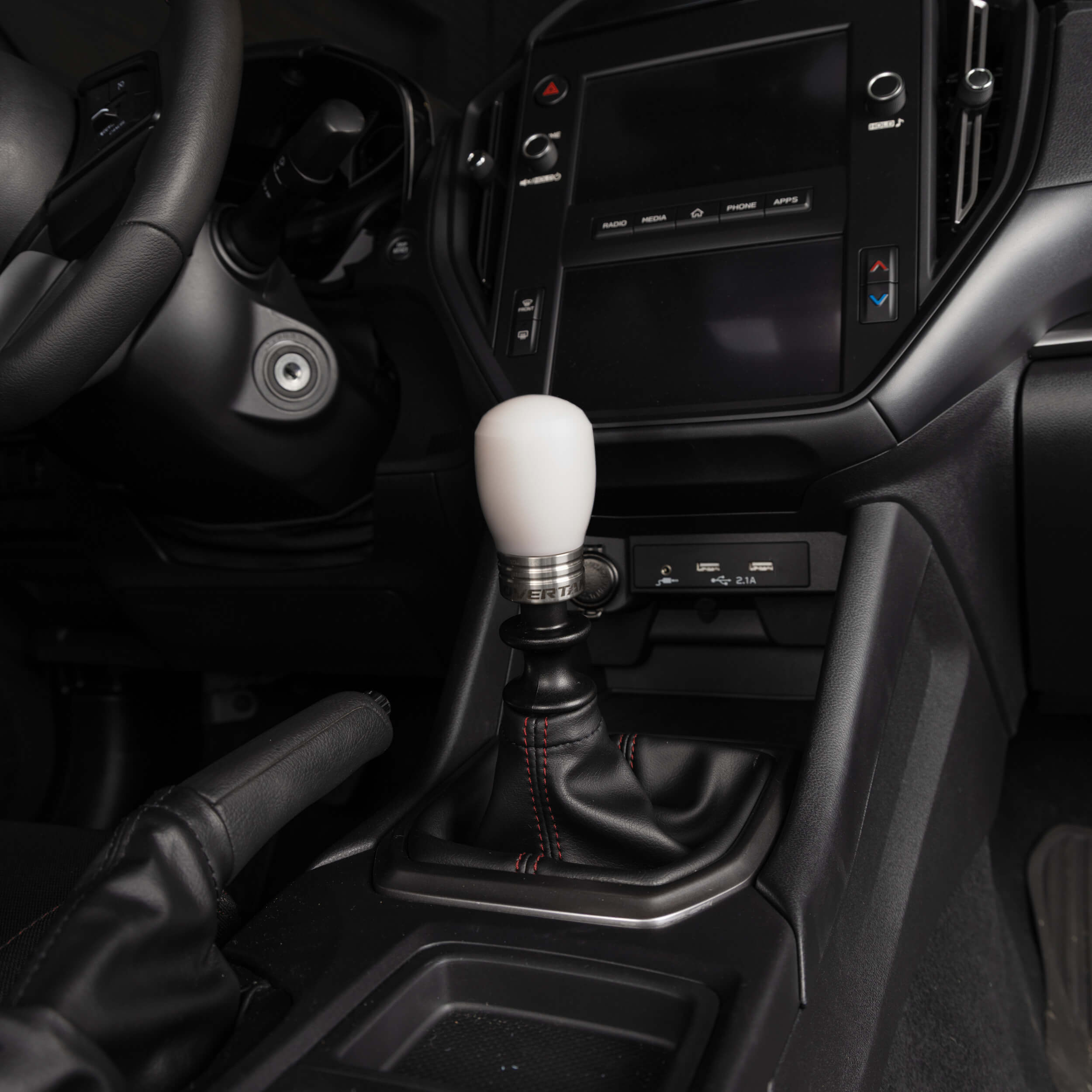 Overtake ModKnob Weighted Delrin Shift Knob - Short, 2002-2026 WRX/2004-2021 STi & BRZ/GR86/FR-S