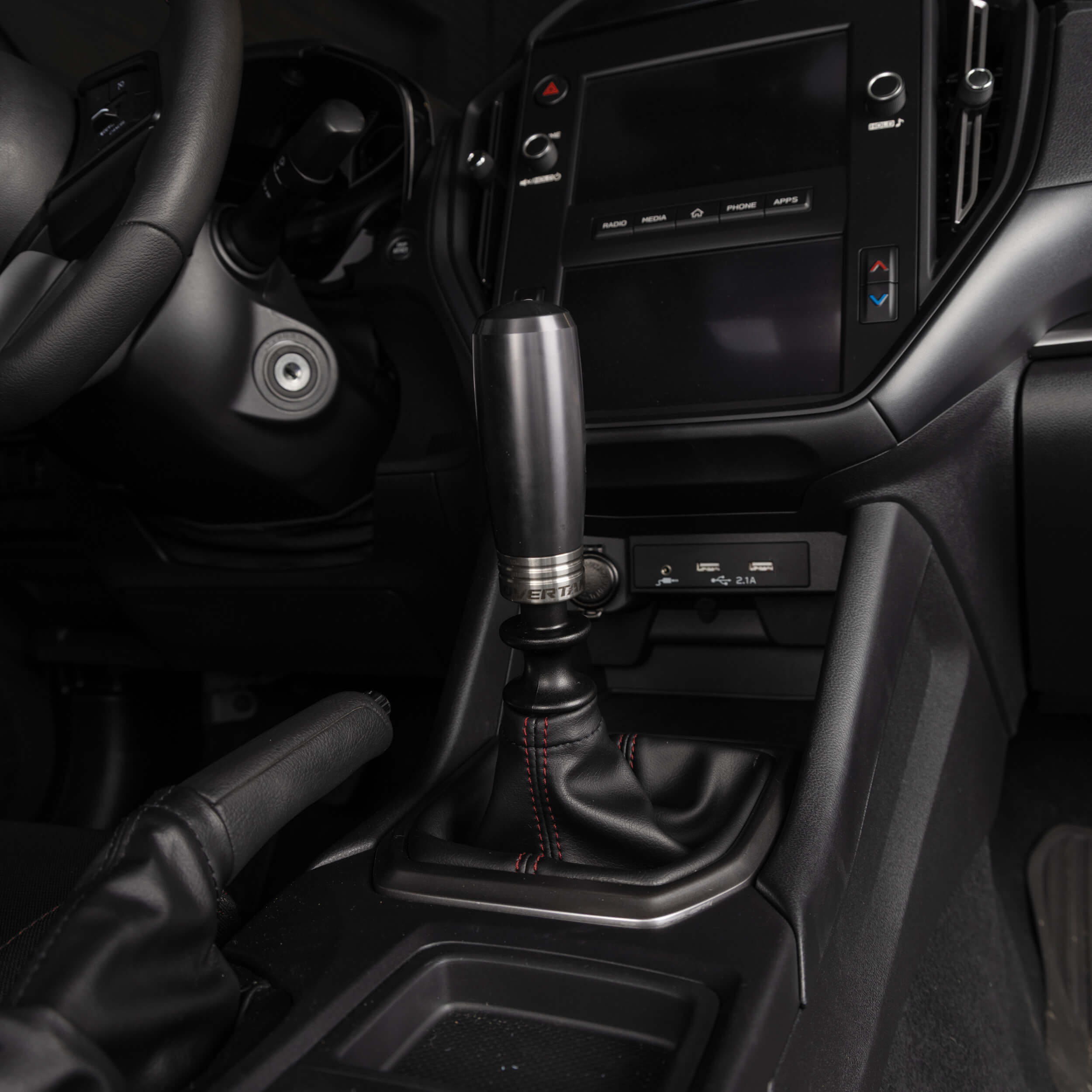 Overtake ModKnob Weighted Delrin Shift Knob - Tall, 2002-2026 WRX/2004-2021 STi & BRZ/GR86/FR-S