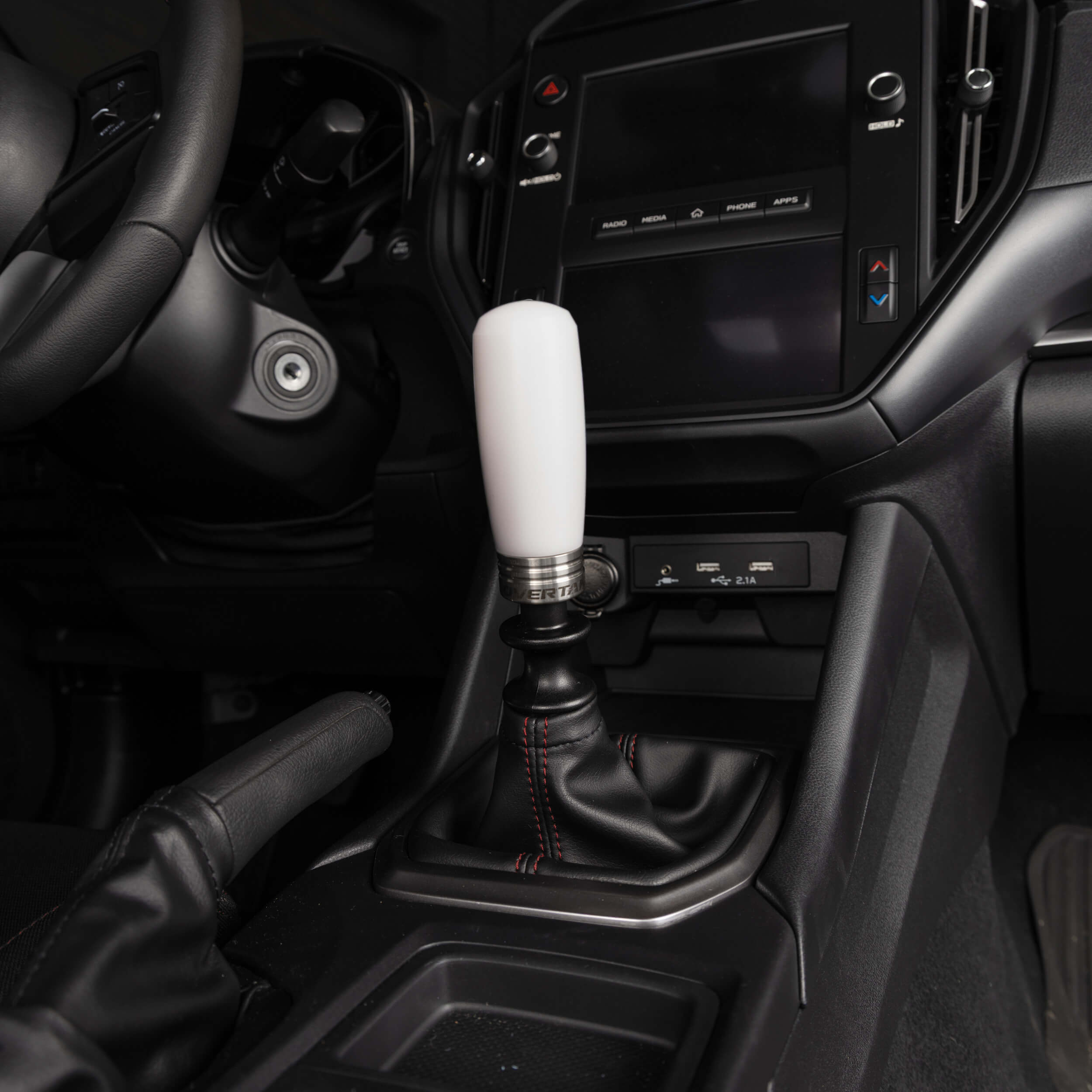Overtake ModKnob Weighted Delrin Shift Knob - Tall, 2002-2026 WRX/2004-2021 STi & BRZ/GR86/FR-S