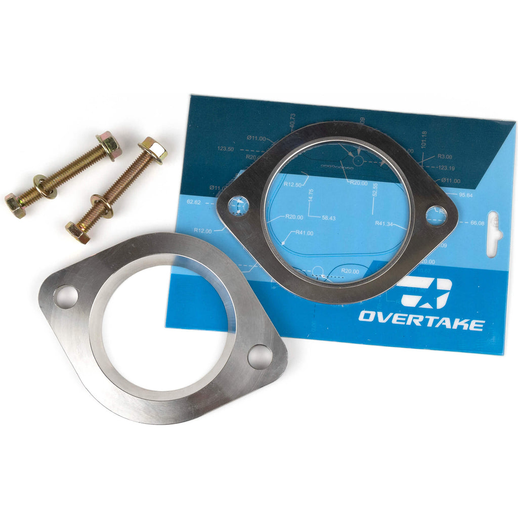 Overtake OEM Downpipe => 3in Cat-Back Adapter, 2002-2026 WRX & 2004-2021 STi