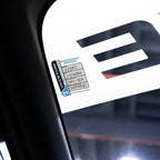 Overtake Oil Change Sticker - 5 Pack - Angle 2