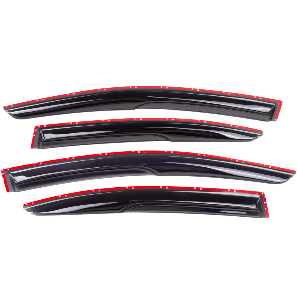 Overtake Rain Guards, 2015-2021 WRX & STi - Angle 5