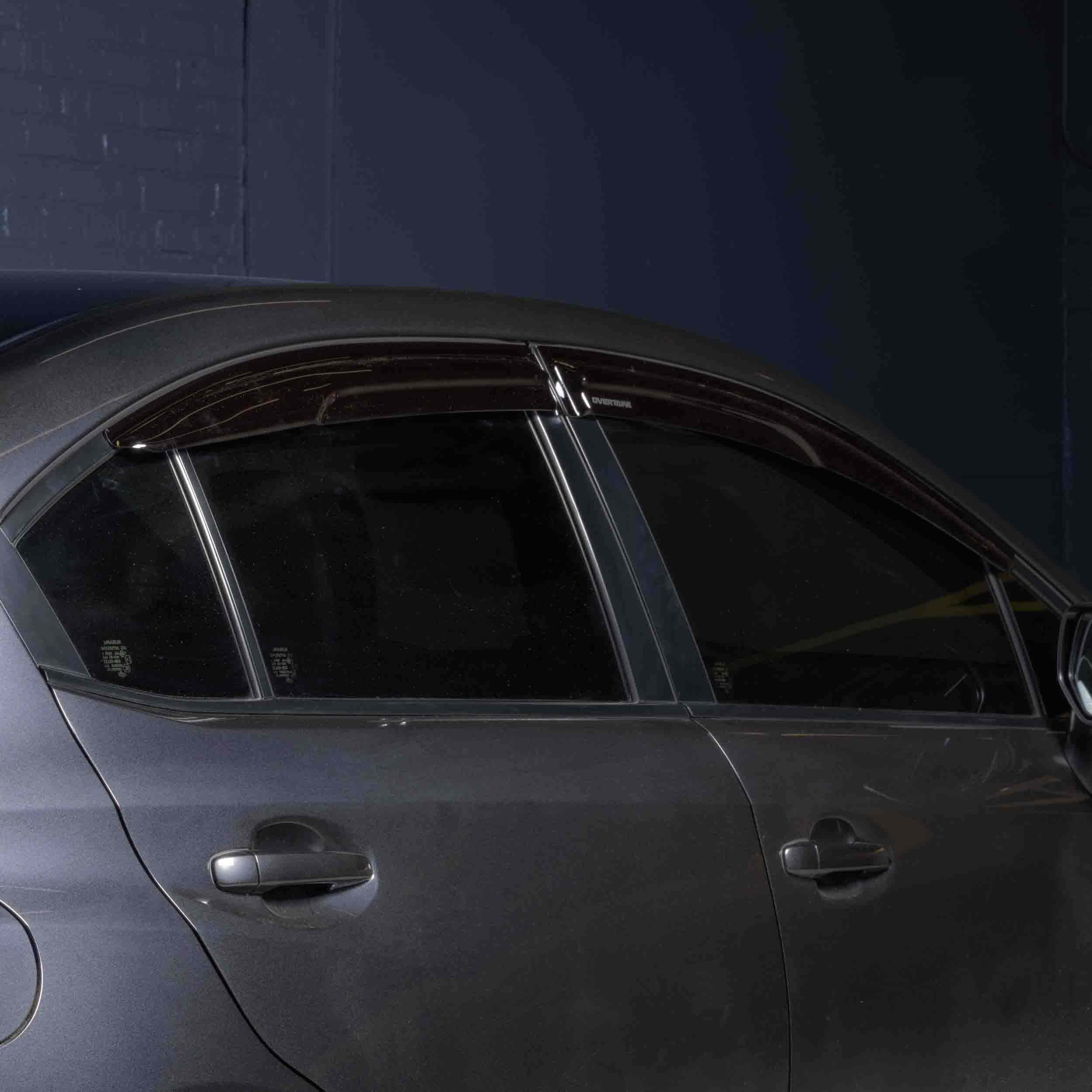 Overtake Rain Guards, 2015-2021 WRX & STi - Angle 6