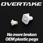 Overtake Stainless Steel Tail Light Pegs, 2022-2026 WRX - Angle 5