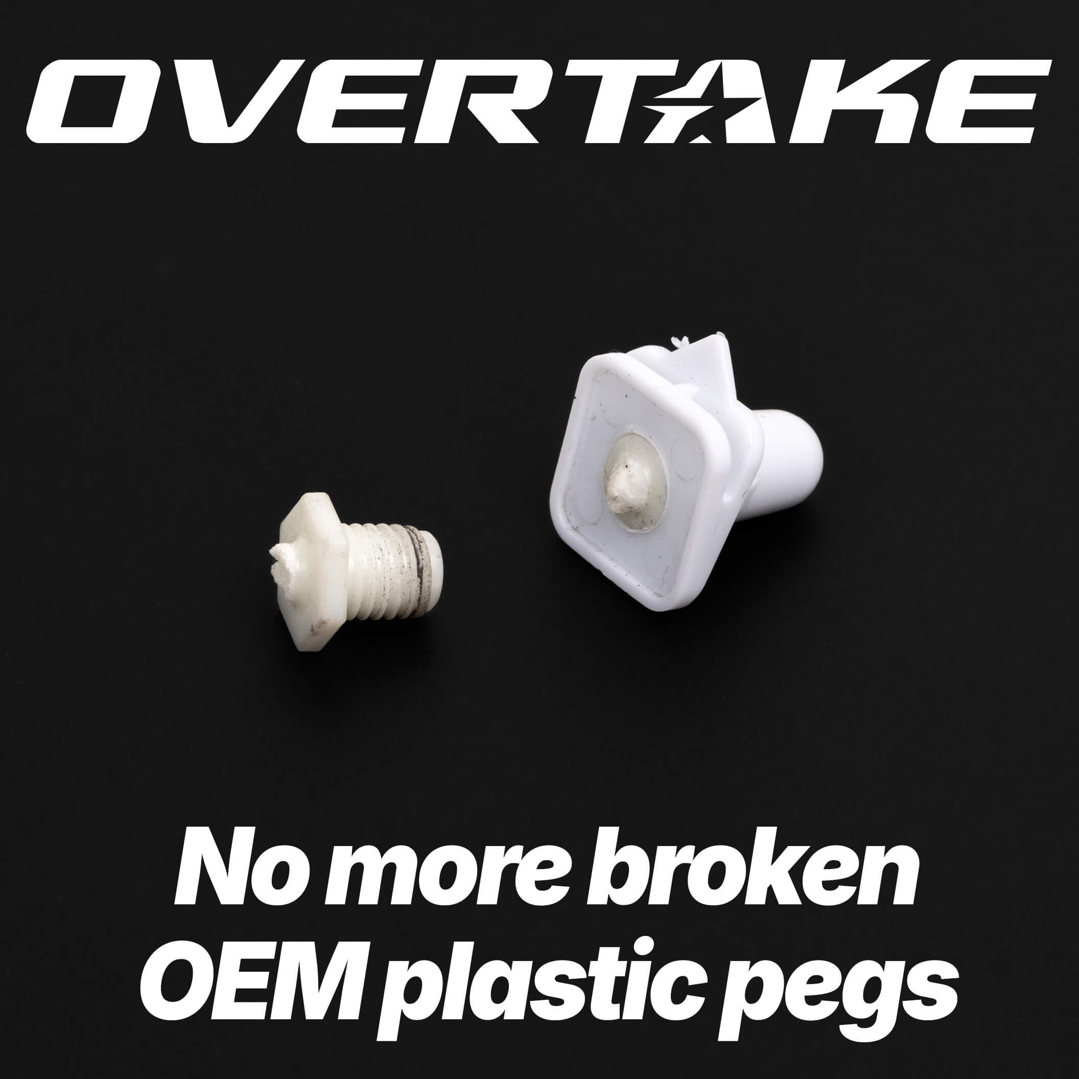 Overtake Stainless Steel Tail Light Pegs, 2022-2026 WRX - Angle 5