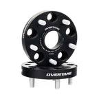 Overtake Wheel Spacers - Pair - 25mm 5x114.3, 2005-2021 STi & 2015-2026 WRX - Angle 2