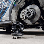 Overtake Wheel Spacers - Pair - 25mm 5x114.3, 2005-2021 STi & 2015-2026 WRX - Angle 4