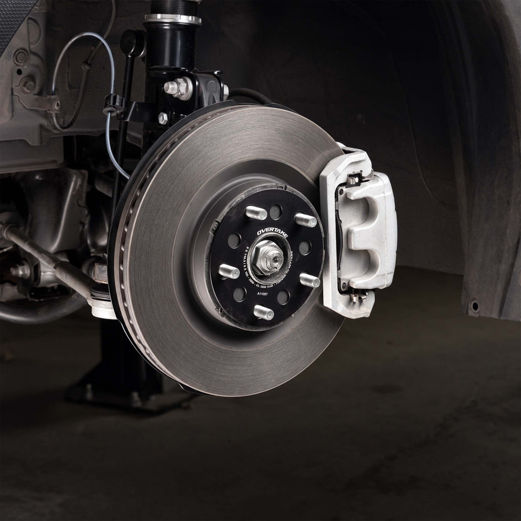 Overtake Wheel Spacers Pair - 3mm 5x114.3 / 5x100, 2002-2026 WRX/STi & 2013-2026 BRZ/GR86 - Angle 3