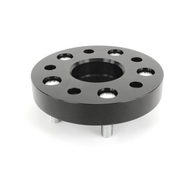 Perrin 27mm Wheel Spacers (One Pair, Black), 2017-2025 Civic Type R - Angle 2