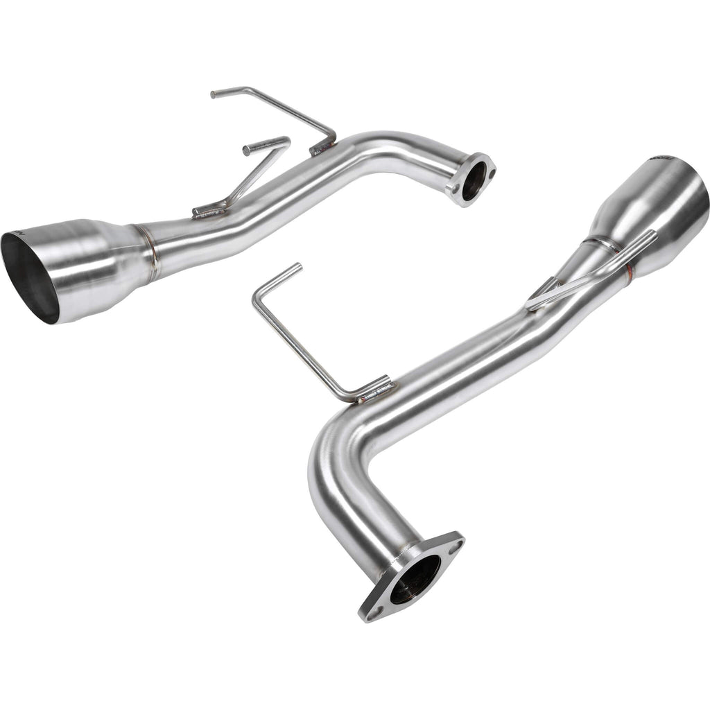 Perrin Axle-Back Exhaust System (Dual Exit w/ Single Tips), 2022-2026 WRX