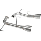 Perrin Axle-Back Exhaust System (Dual Exit w/ Single Tips), 2022-2026 WRX - Angle 3