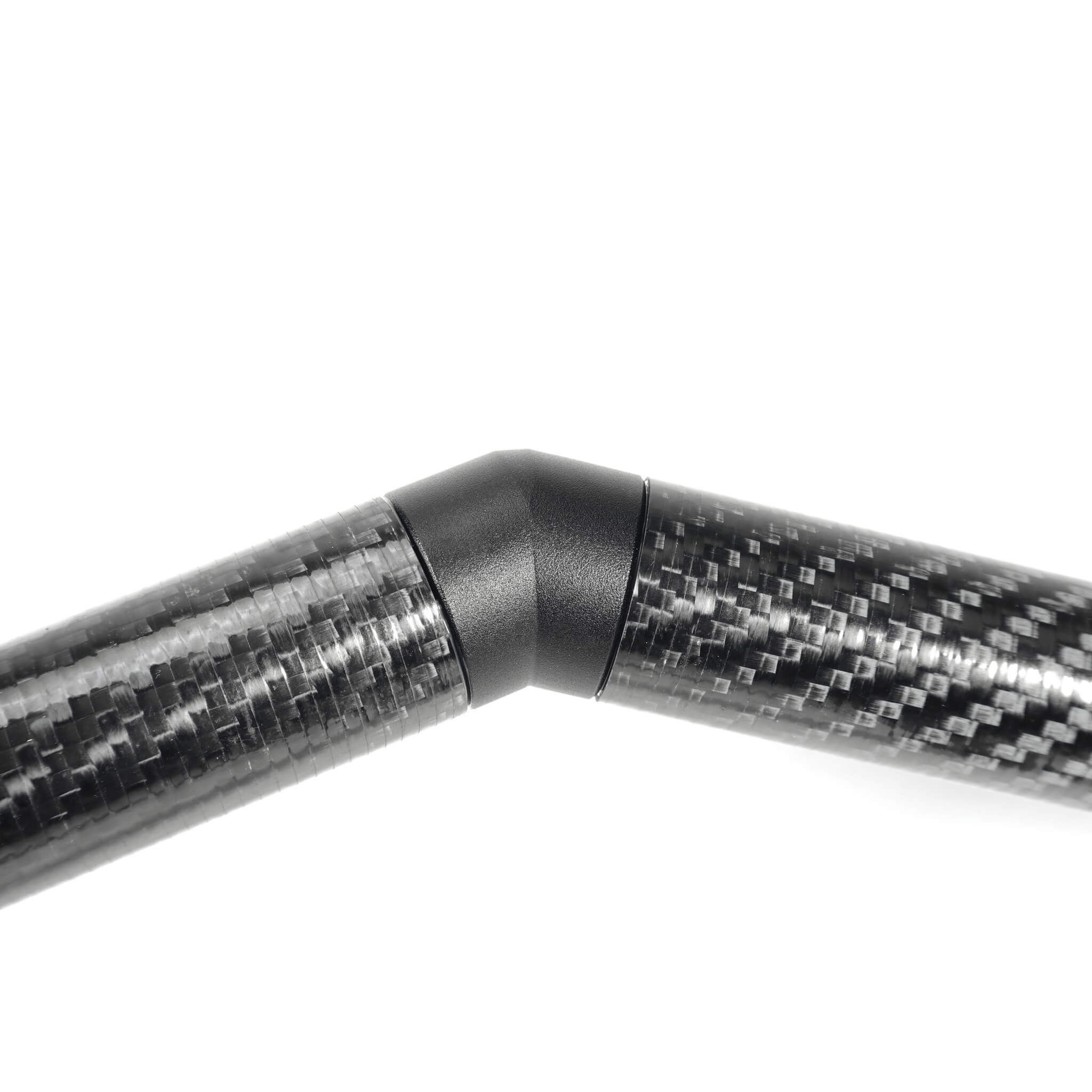 Perrin Carbon Fiber Strut Brace w/ Billet Feet, 2008-2021 WRX & STi - Angle 3