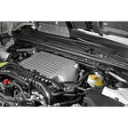 Perrin Carbon Fiber Strut Brace w/ Billet Feet, 2008-2021 WRX & STi - Angle 4