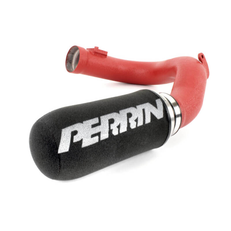 Perrin Cold Air Intake System (Wrinkle Red), 2017-2020 BRZ & 86 - Angle 2